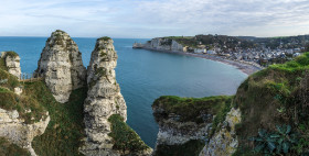 Kreidefelsen und Étretat - Copyright by Dirk Paul : 2017, AIDA, Kreuzfahrt, Metropolen