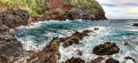 Red Sand Beach in Hana - Maui - Hawaii - Copyright by Dirk Paul