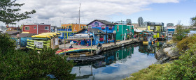 Kanada - Vancouver, Floating Homes - Copyright by Dirk Paul : 2018, Kanada