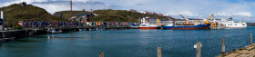 der Hafen mit den Hummerbuden - Helgoland - Copyright by Dirk Paul : 2017, Helgoland