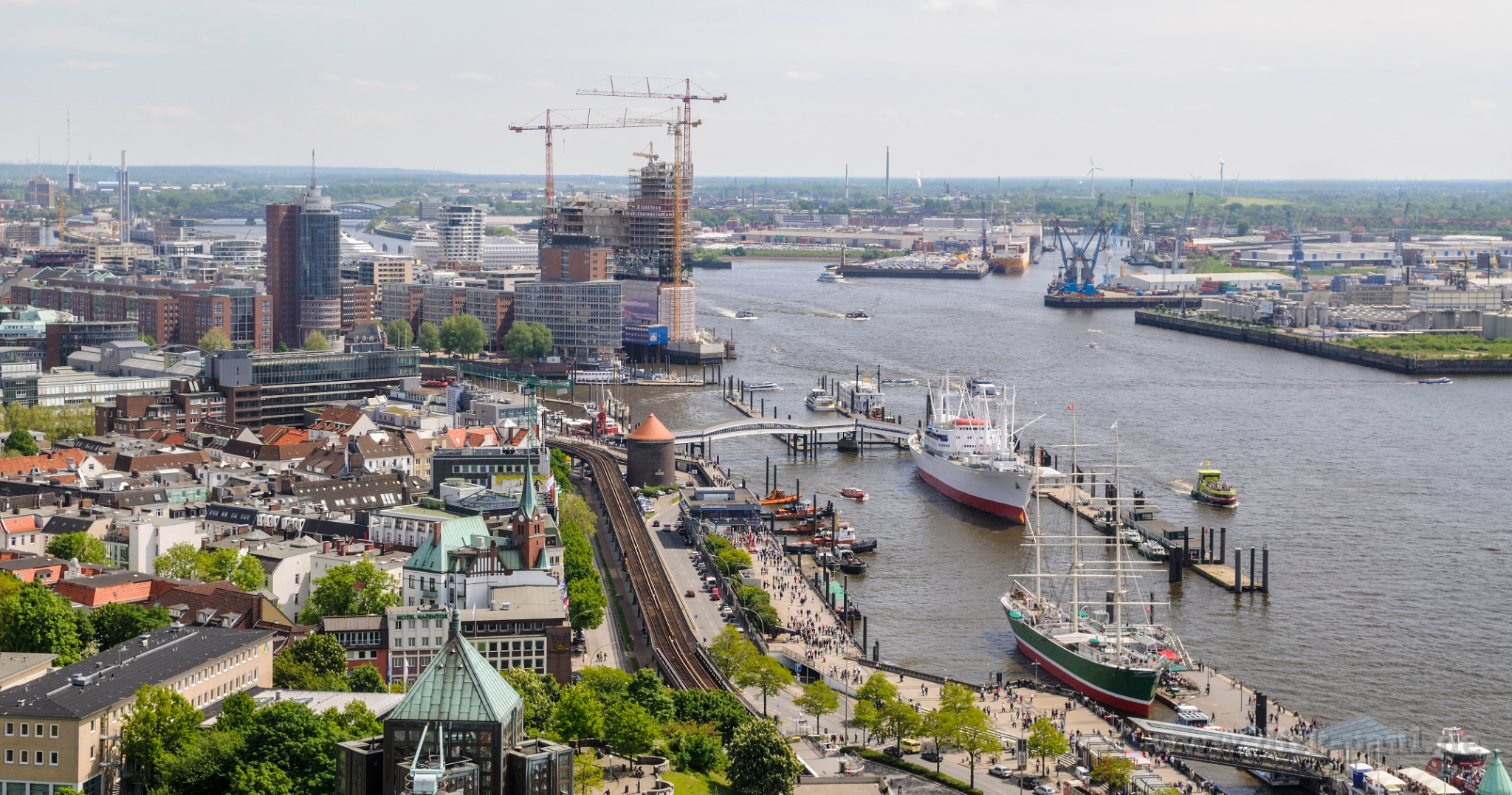 Hamburg von oben