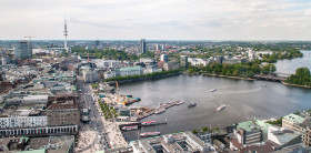 Hamburg von oben  Copyright 2009 Dirk Paul : Hamburg von oben