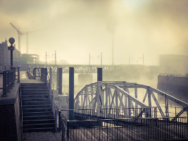 Hamburger Hafen, Copyright 2019 by Dirk Paul